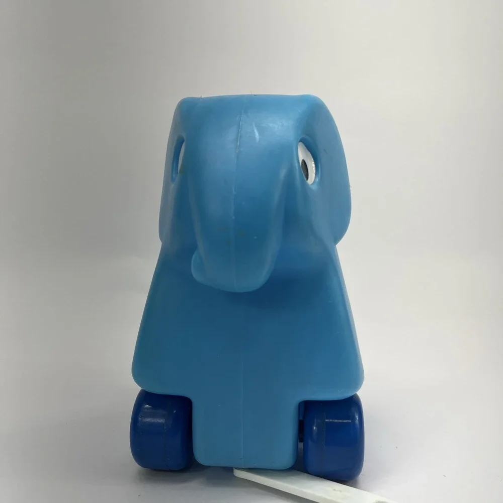 Little Tikes Vintage Replacement Toy Wagon N Friends Animals‎ Blue Elephant 6